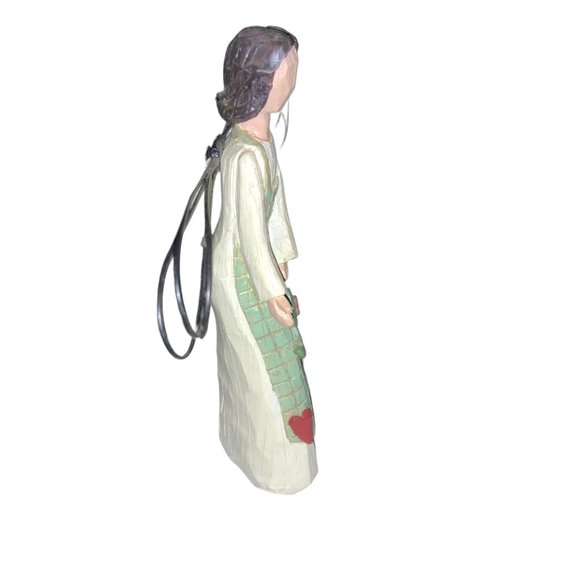 Angel with Watering Can and Wire Wings - Picture 7 of 11